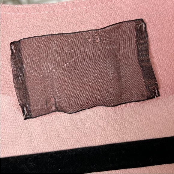 REFORMATION Crepe Ruffle V-Neck Long Sleeve Wrap Tie Waist Fit & Flare Dress XS - Picture 6 of 7